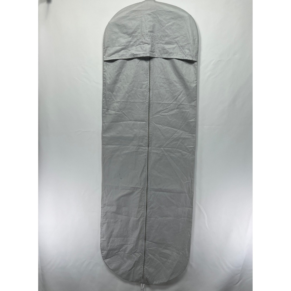 Emilio Pucci Grey Embroidered Logo Full Length Garment Bag Travel Storage
